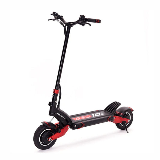 Zero 10X 40 mph e-scooter with front and rear suspension