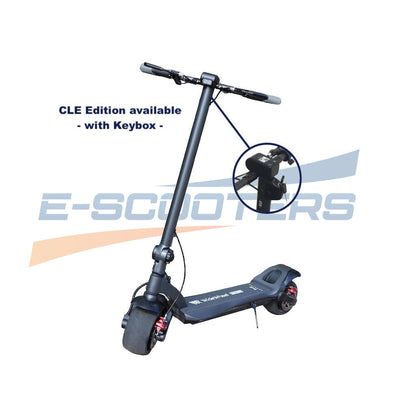 Close-up of WideWheel Pro’s throttle and controls