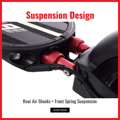 ZERO 9 rear air suspension system under the deck