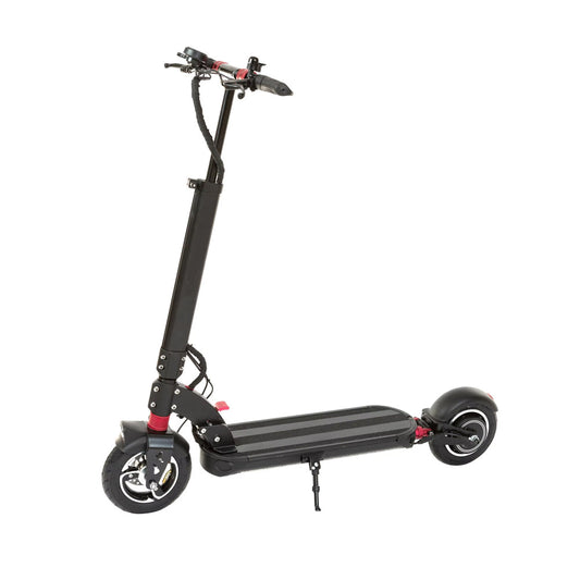 Zero 9 electric scooter with dual suspension and sleek black frame