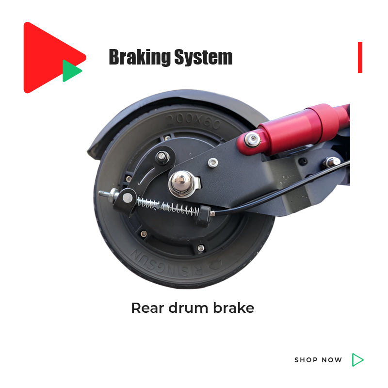 ZERO 8 deck with rear LED brake light and underdeck lighting