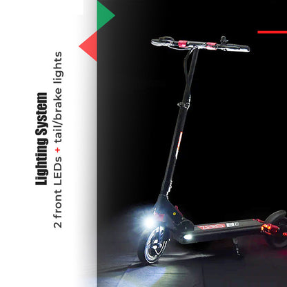 ZERO 8 deck with rear LED brake light and underdeck lighting