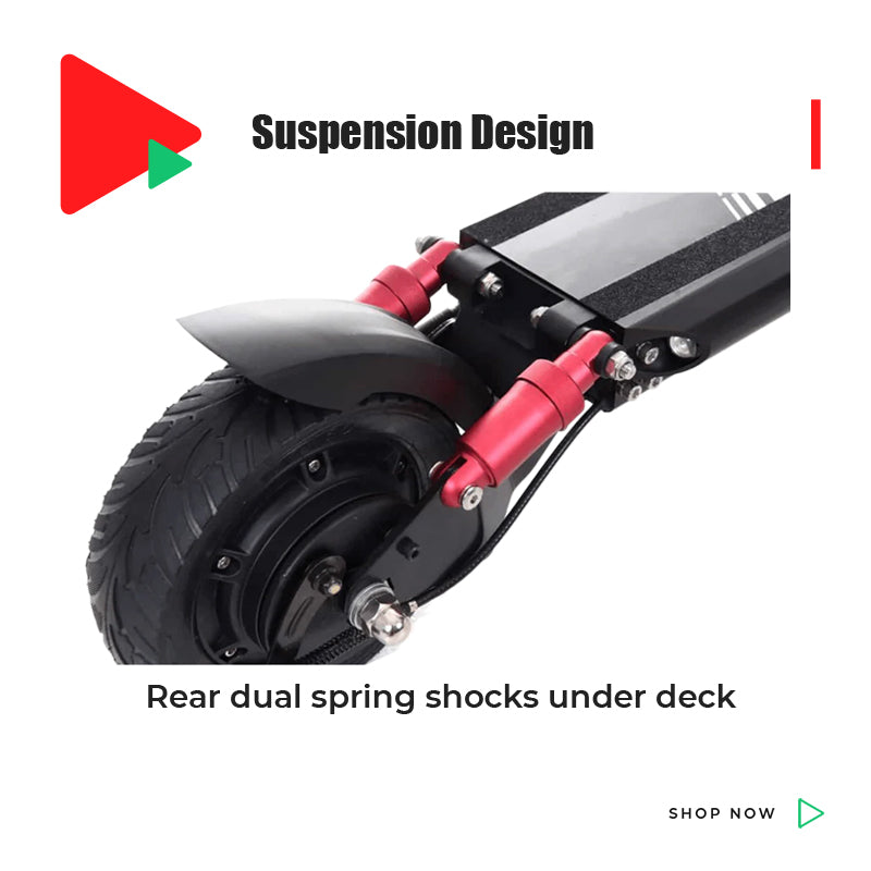 ZERO 8 front suspension system with spring shock absorber