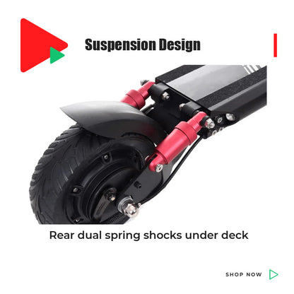 ZERO 8 front suspension system with spring shock absorber